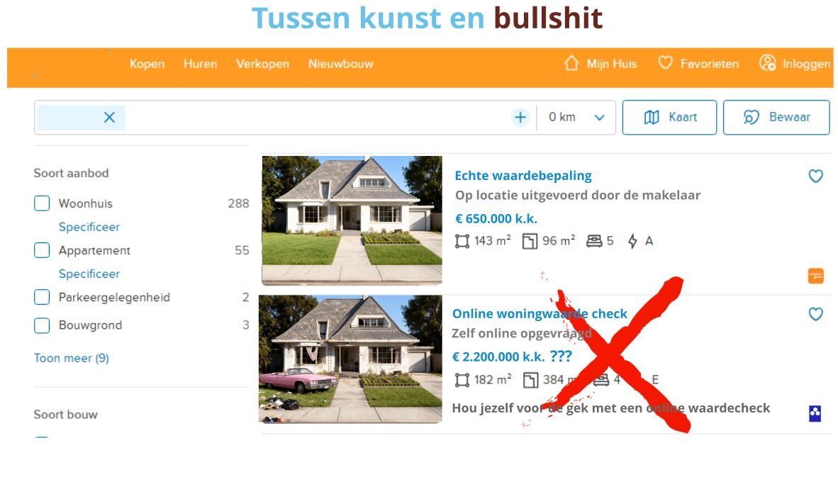 Hou uzelf niet voor de gek met een online waarde-check